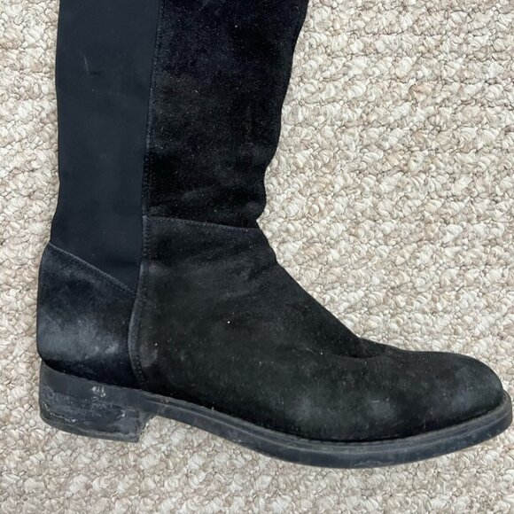 P324. Blondo Black Over the Knee Boots Sleek Design - Picture 12 of 16